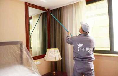 荃芬除甲醛西安外國語大學施工案例